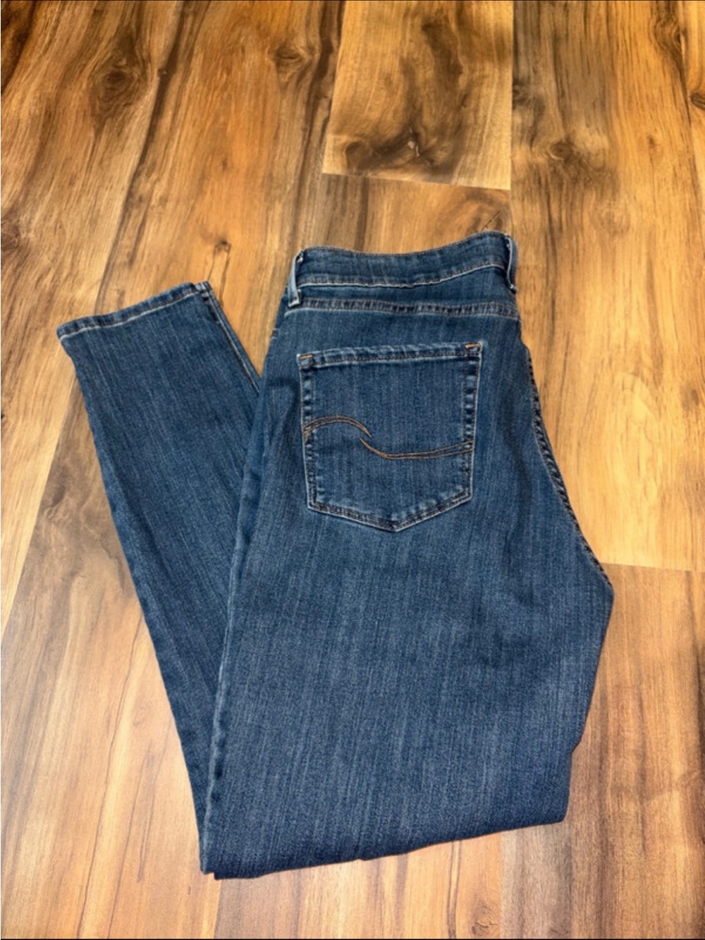 Levi's Dark Blue Straight-Leg Women's Jeans